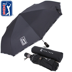 PGA 3단 로고바이어스 우산